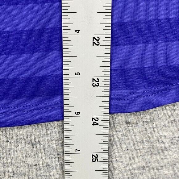 Avia Top Womens Small Purple Striped Sleeveless Tank Running Workout Activewear - Picture 6 of 6